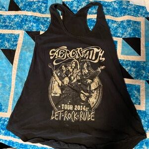 Aerosmith band tank size small